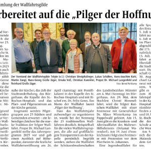 Quelle: Westfälische Nachrichten, 14.04.2025 - Foto: Bernd Pohlkamp